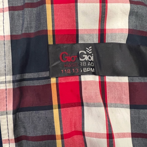 Gio-Goi Mens small checkered thin lightweight checkered jacket - Picture 7 of 12